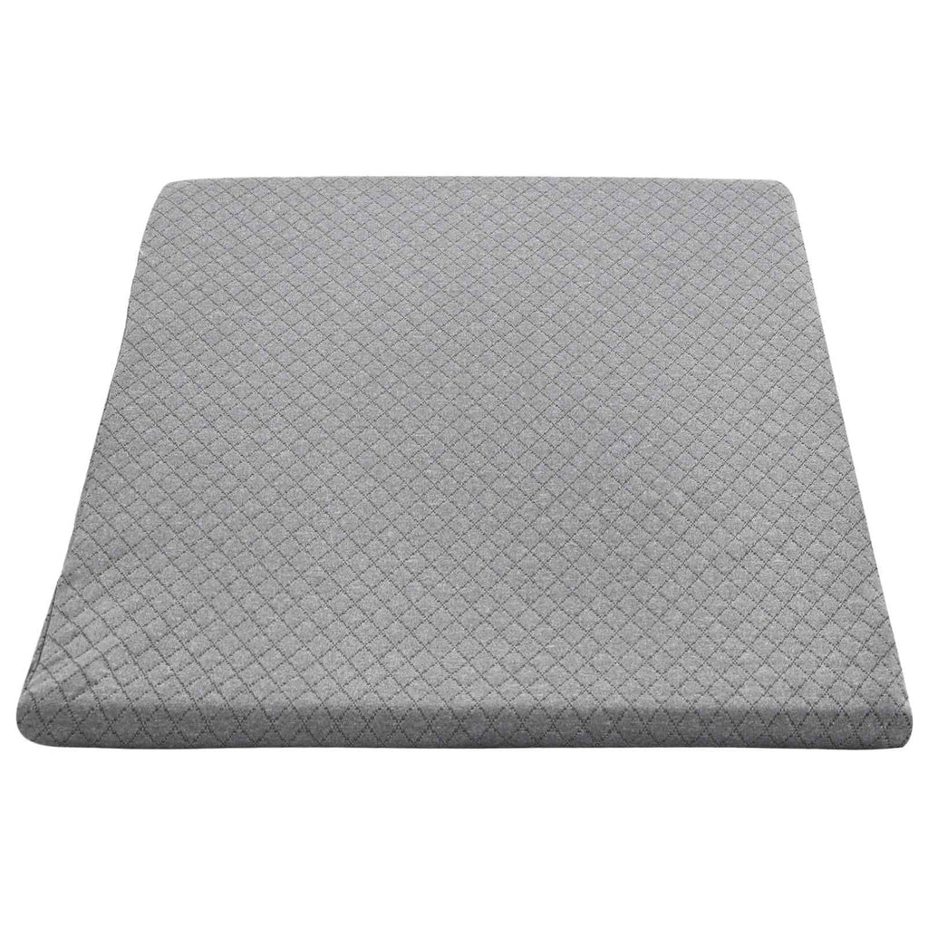 Cuscino per Gambe Grigio 60 x 50 x 30 cm Schiuma Memory
