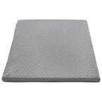Cuscino per Gambe Grigio 60 x 50 x 30 cm Schiuma Memory
