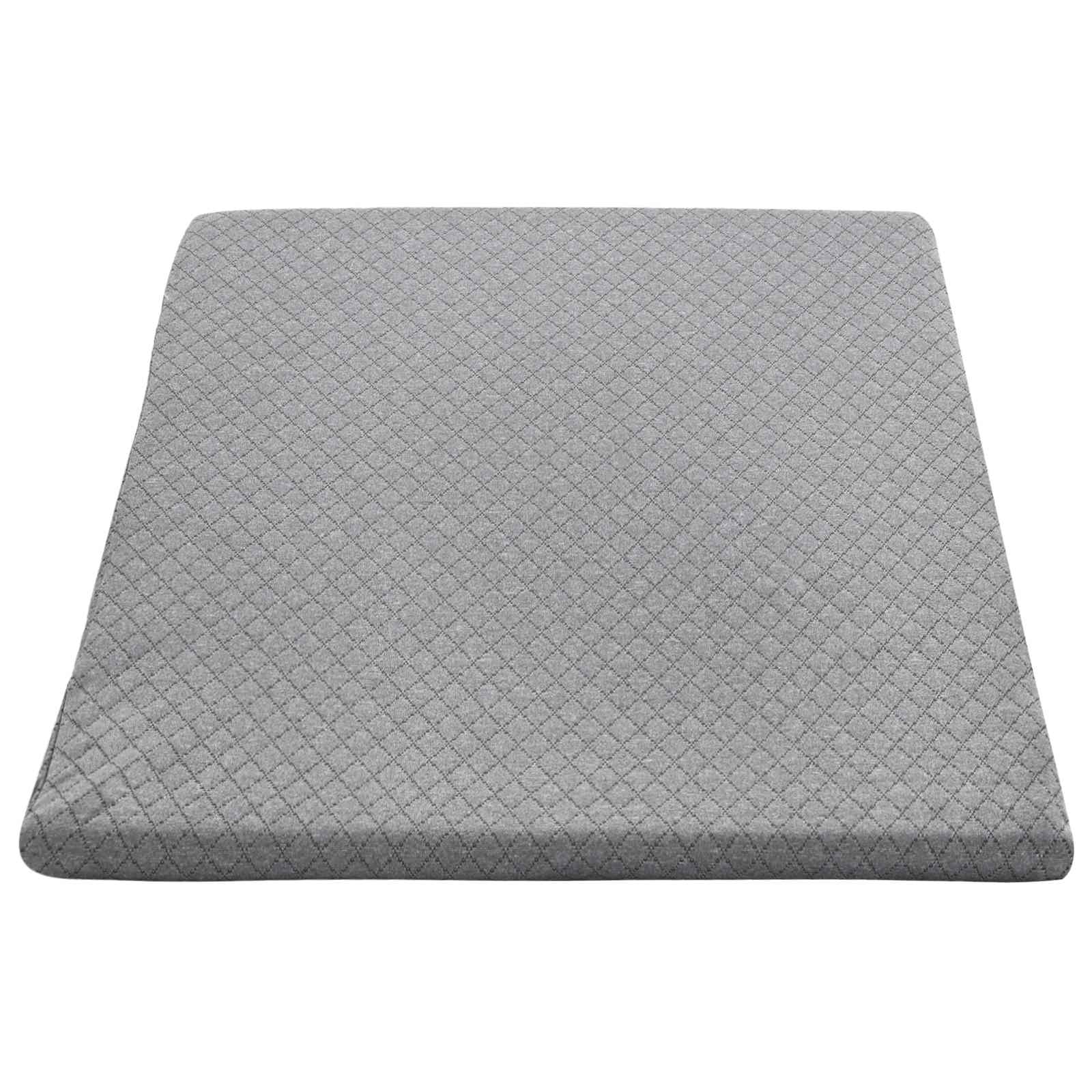 Cuscino per Gambe Grigio 60 x 50 x 30 cm Schiuma Memory