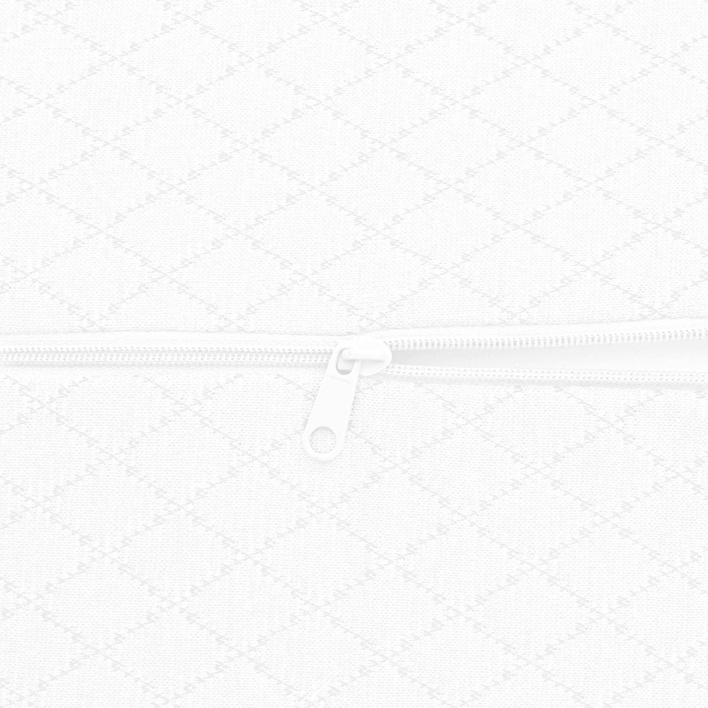 Cuscino per Gambe Bianco 52 x 20 x 12 cm Schiuma Memory