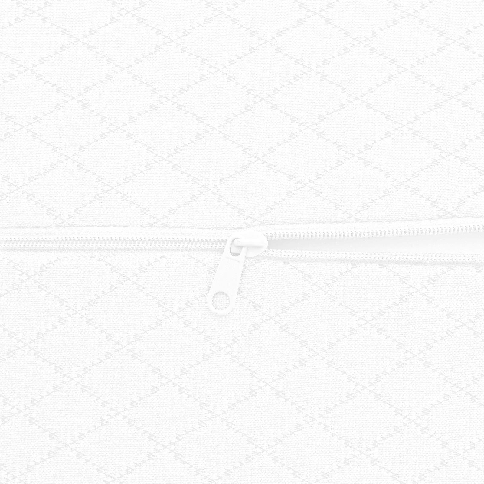 Cuscino per Gambe Bianco 52 x 20 x 12 cm Schiuma Memory