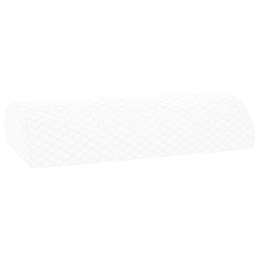 Cuscino per Gambe Bianco 52 x 20 x 12 cm Schiuma Memory