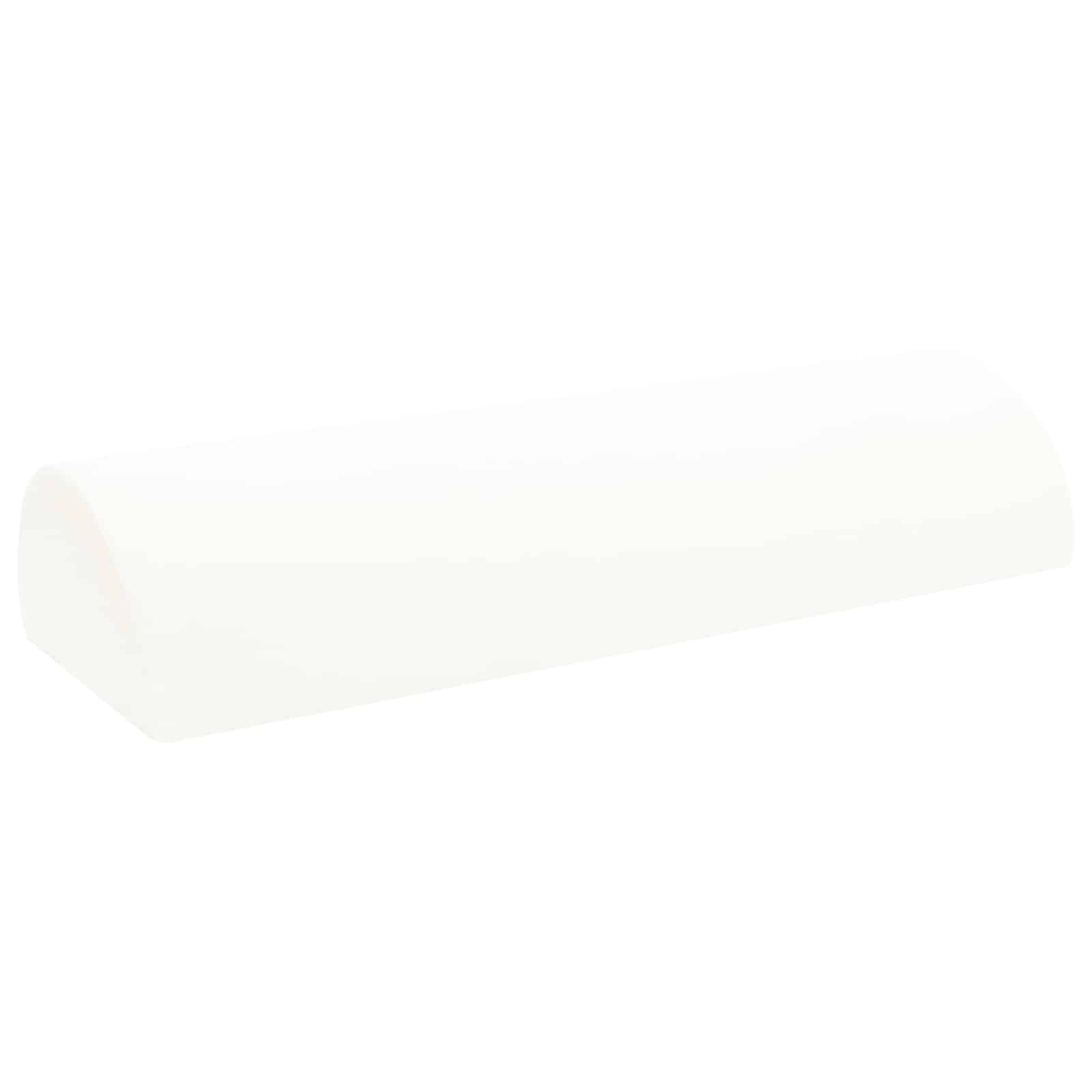 Cuscino per Gambe Bianco 52 x 20 x 12 cm Schiuma Memory