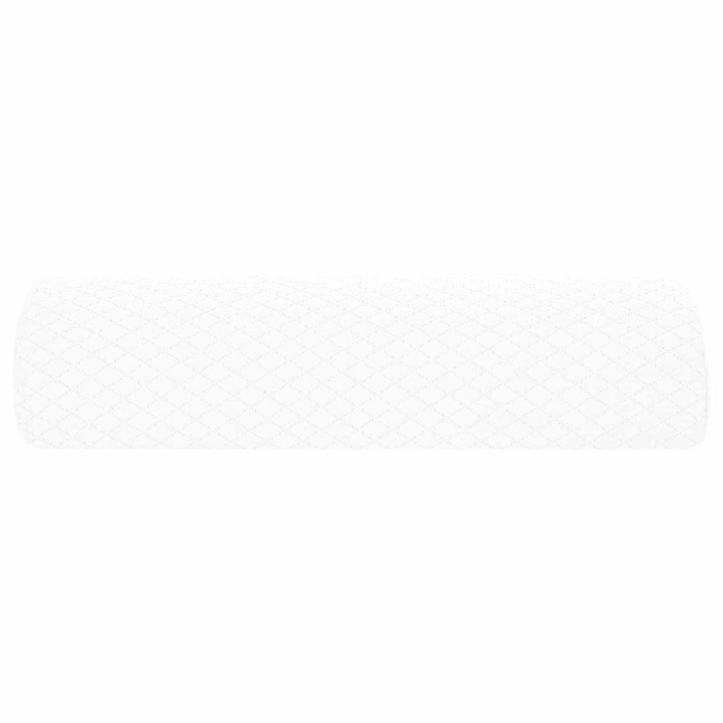 Cuscino per Gambe Bianco 52 x 20 x 12 cm Schiuma Memory