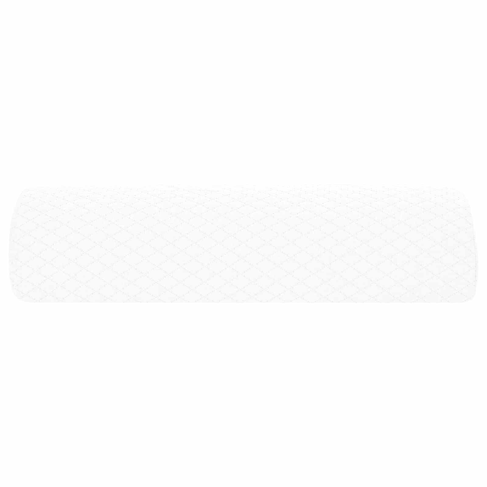Cuscino per Gambe Bianco 52 x 20 x 12 cm Schiuma Memory