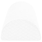 Cuscino per Gambe Bianco 52 x 20 x 12 cm Schiuma Memory