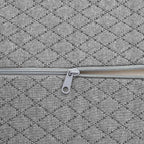 Cuscino per Gambe Grigio 52 x 20 x 11 cm Schiuma Memory