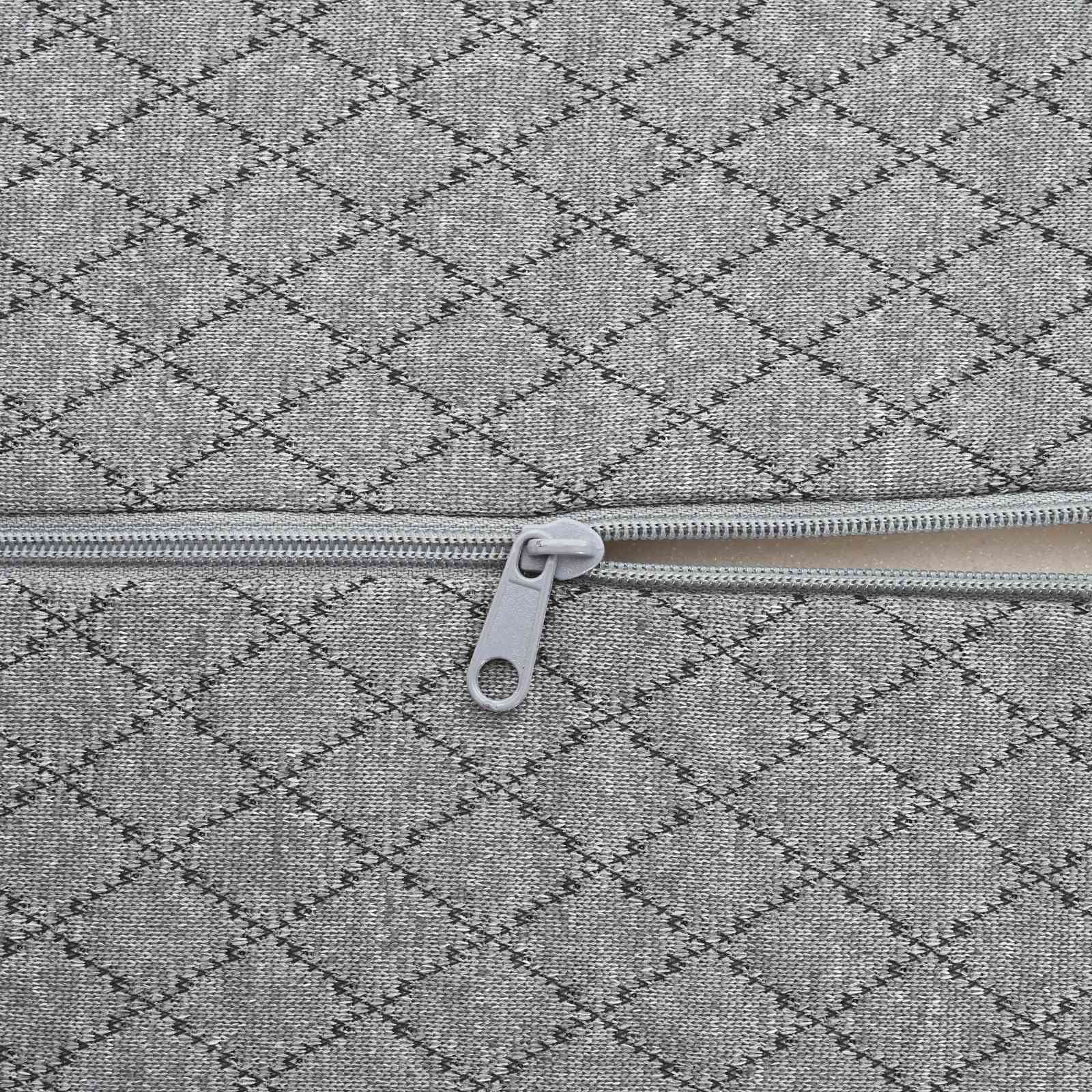 Cuscino per Gambe Grigio 52 x 20 x 11 cm Schiuma Memory