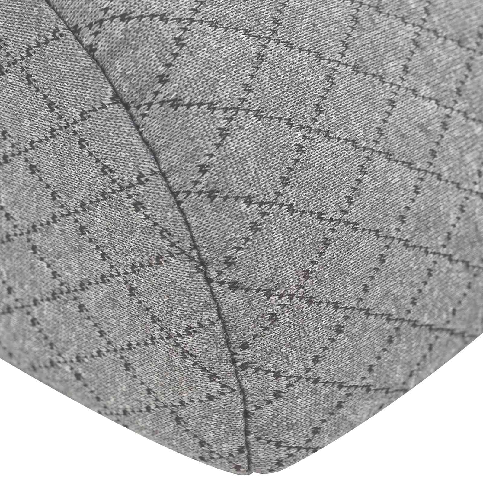 Cuscino per Gambe Grigio 52 x 20 x 11 cm Schiuma Memory