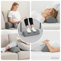 Cuscino per Gambe Grigio 52 x 20 x 11 cm Schiuma Memory