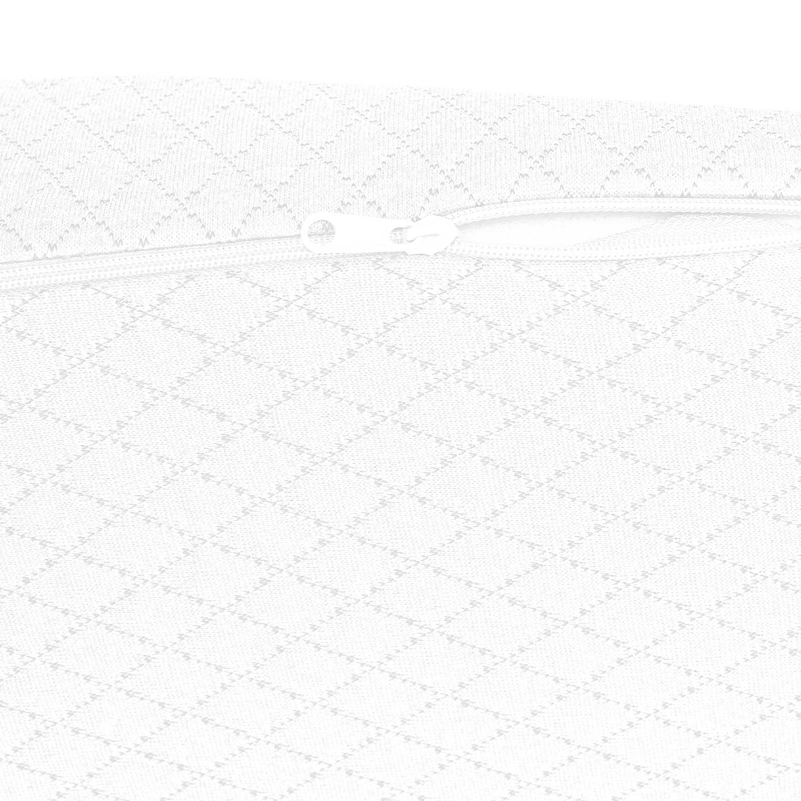 Cuscino a Wedge Bianco 69 x 64 x 19 cm Schiuma Memory