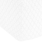 Cuscino a Wedge Bianco 69 x 64 x 19 cm Schiuma Memory