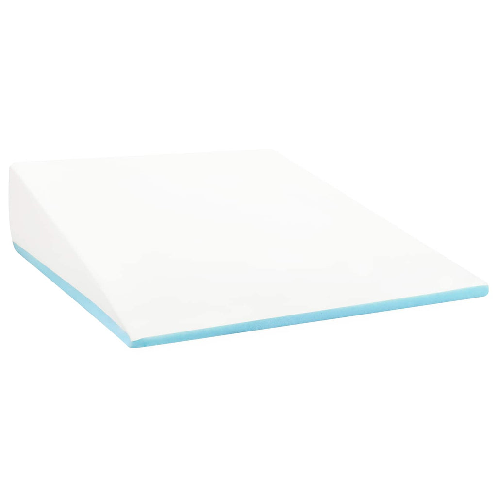 Cuscino a Wedge Bianco 69 x 64 x 19 cm Schiuma Memory
