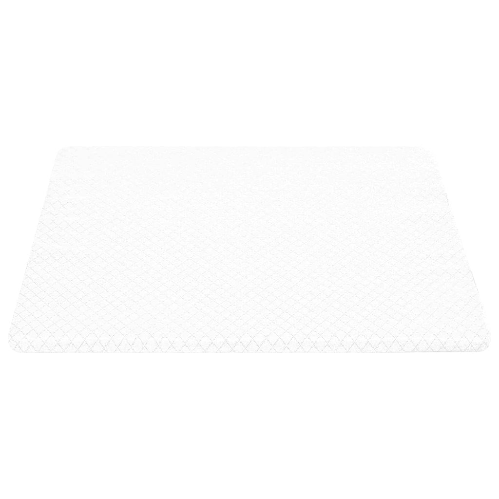 Cuscino a Wedge Bianco 69 x 64 x 19 cm Schiuma Memory