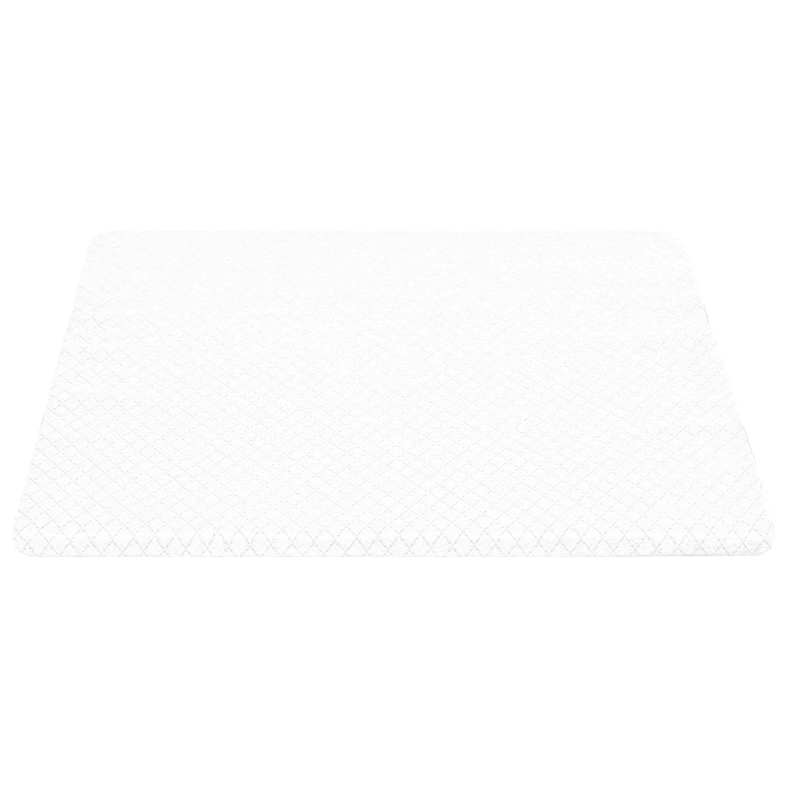 Cuscino a Wedge Bianco 69 x 64 x 19 cm Schiuma Memory