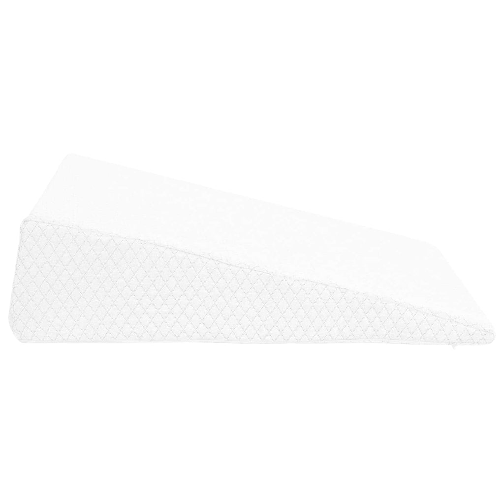 Cuscino a Wedge Bianco 69 x 64 x 19 cm Schiuma Memory