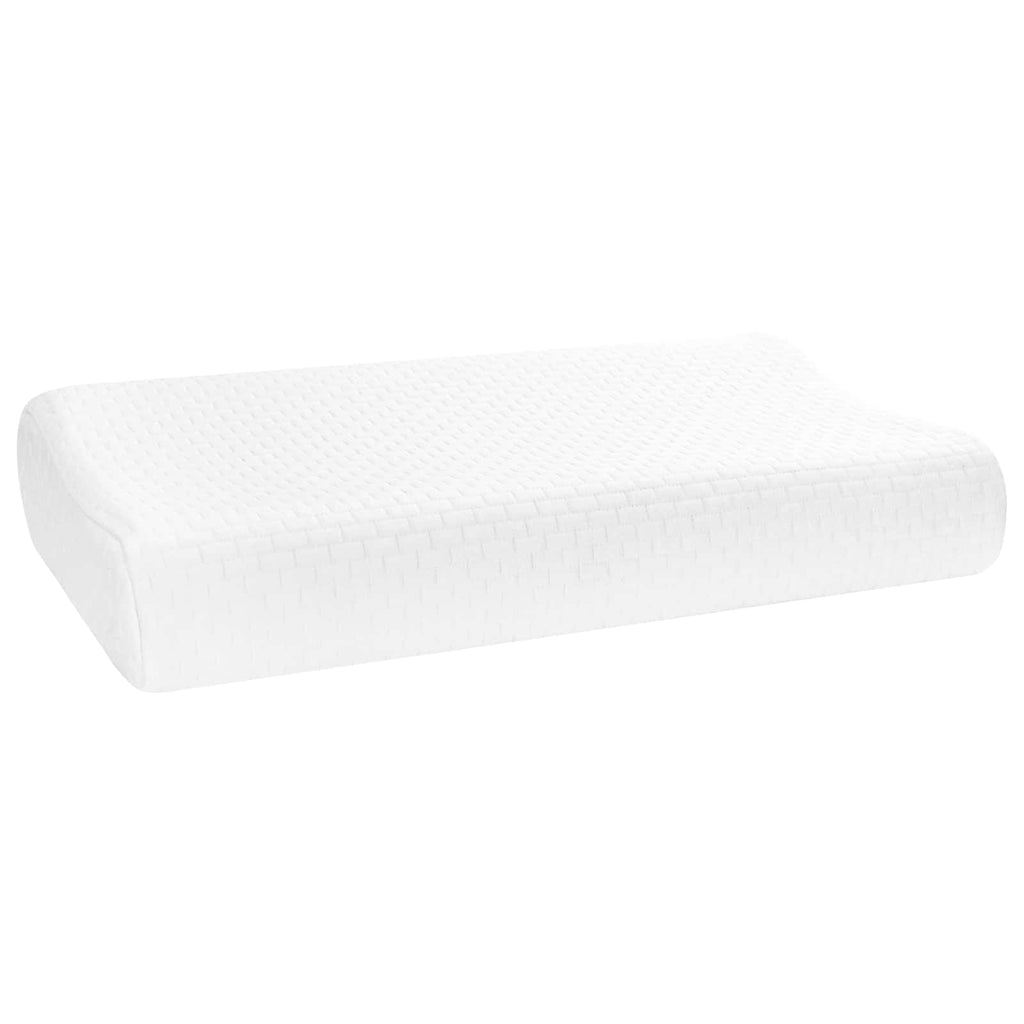 Cuscino da Letto Bianco 60 x 37 x 12,5 cm Schiuma Memory