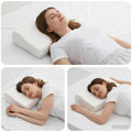 Cuscino da Letto Bianco 50 x 30 x 10,5 cm Schiuma Memory