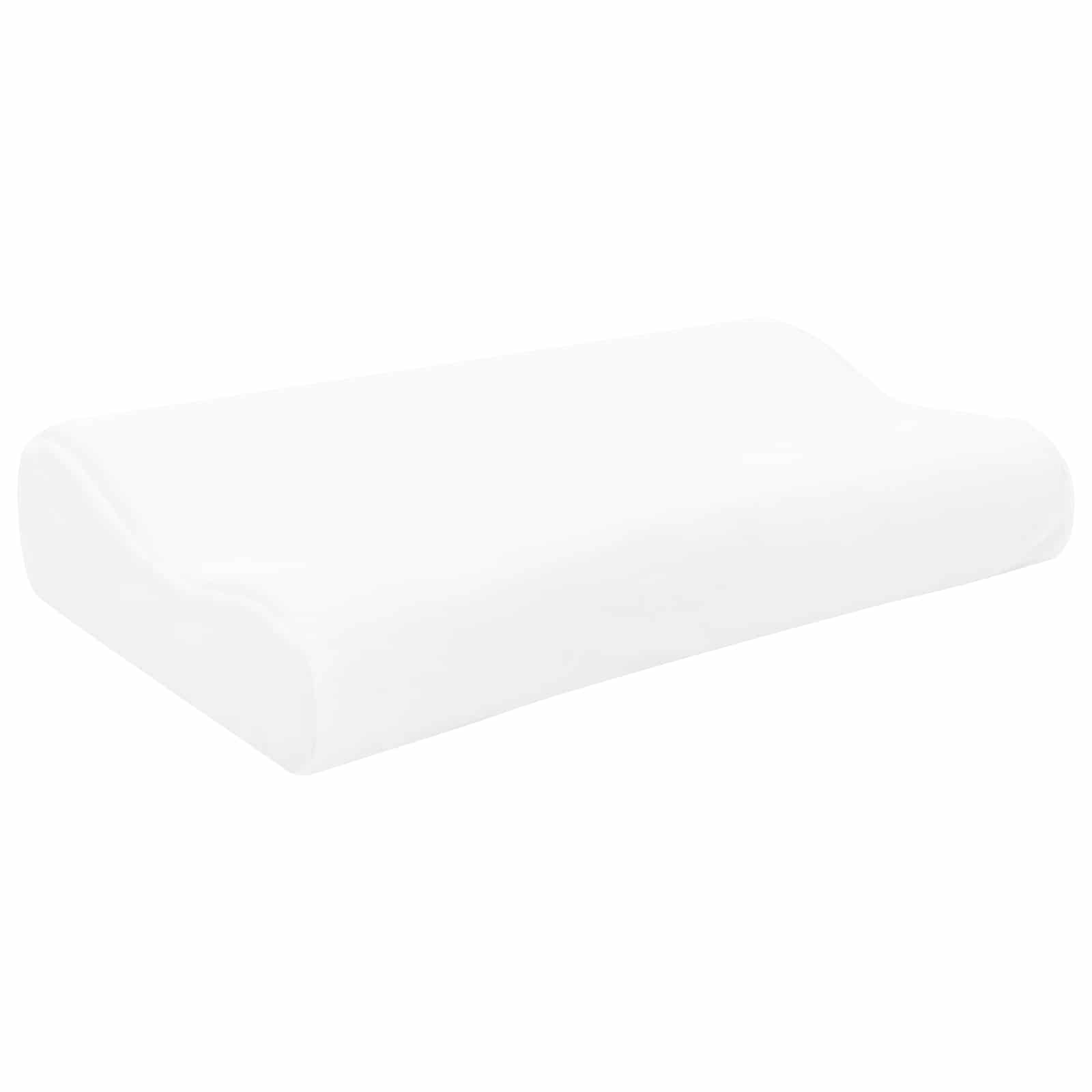 Cuscino da Letto Bianco 50 x 30 x 10,5 cm Schiuma Memory
