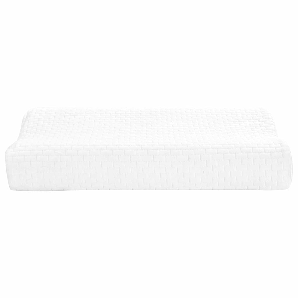Cuscino da Letto Bianco 50 x 30 x 10,5 cm Schiuma Memory