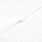 Cuscino da Letto Bianco 80 x 40 x 12,5 cm Schiuma Memory
