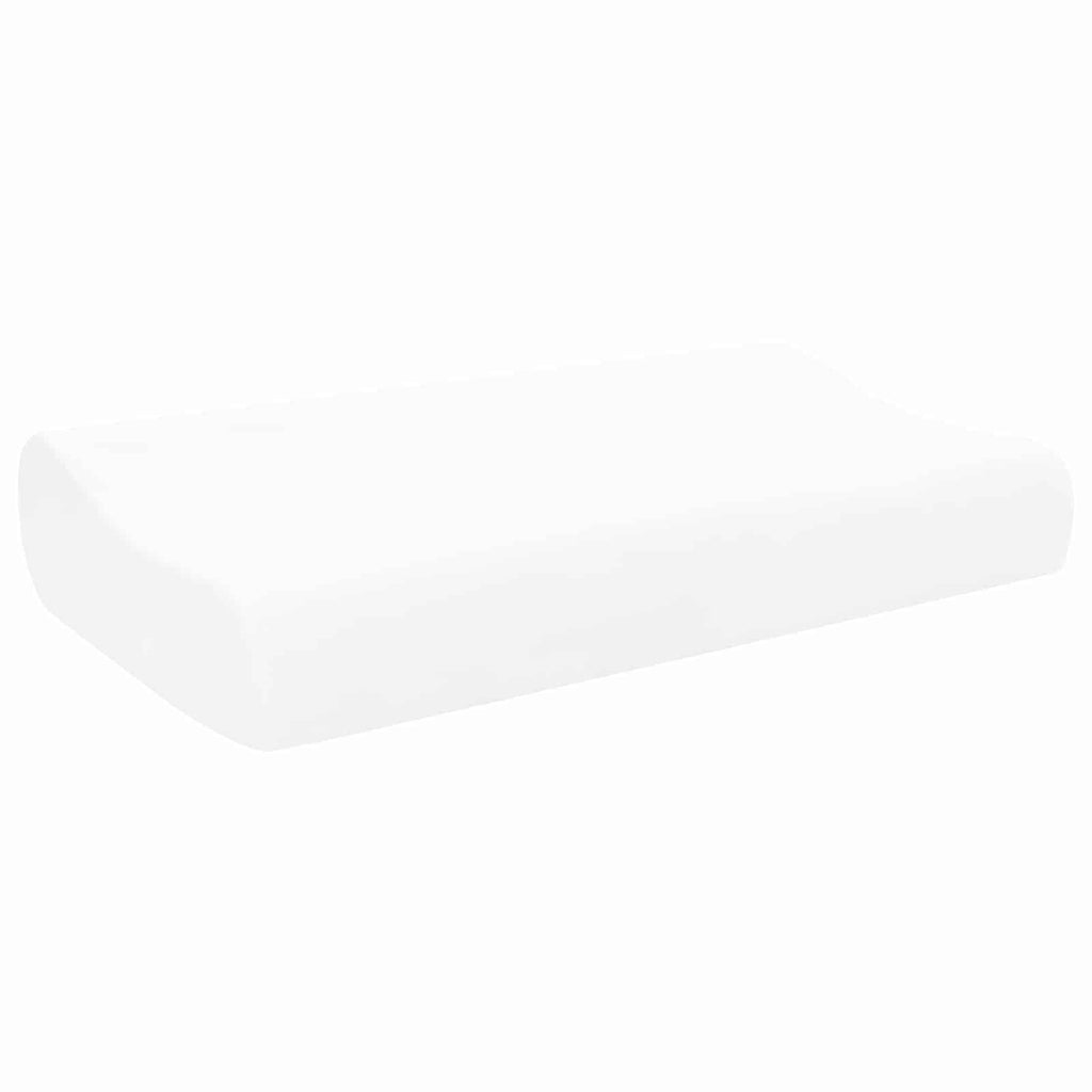 Cuscino da Letto Bianco 80 x 40 x 12,5 cm Schiuma Memory