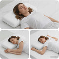 Cuscino da Letto Bianco 70 x 36 x 8,5 cm Schiuma Memory