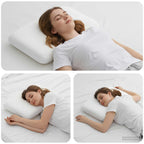 Cuscino da Letto Bianco 60 x 40 x 10,5 cm Schiuma Memory