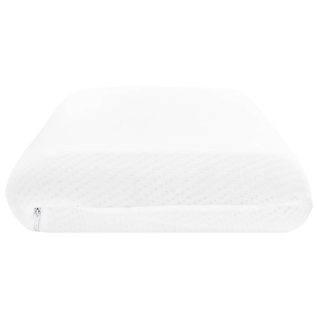 Cuscino da Letto Bianco 74 x 39 x 13 cm Schiuma Memory