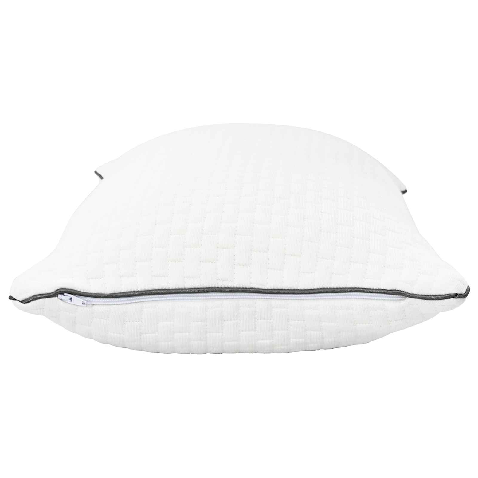 Cuscino Shread Bianco 70 x 50 x 18 cm Schiuma Memory