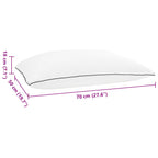 Cuscino Shread Bianco 70 x 50 x 18 cm Schiuma Memory