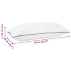 Cuscino Shread Bianco 60 x 40 x 14,5 cm Schiuma Memory