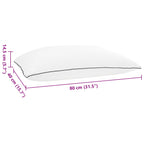 Cuscino Shread Bianco 80 x 40 x 14,5 cm Schiuma Memory