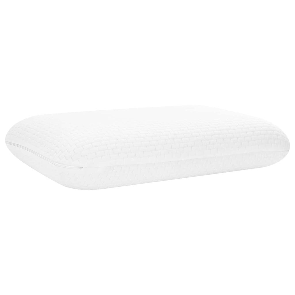 Cuscino da Letto Bianco 60 x 40 x 10 cm Schiuma Memory