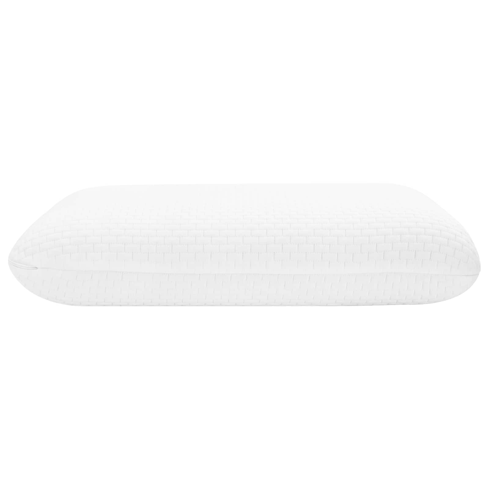 Cuscino da Letto Bianco 60 x 40 x 10 cm Schiuma Memory