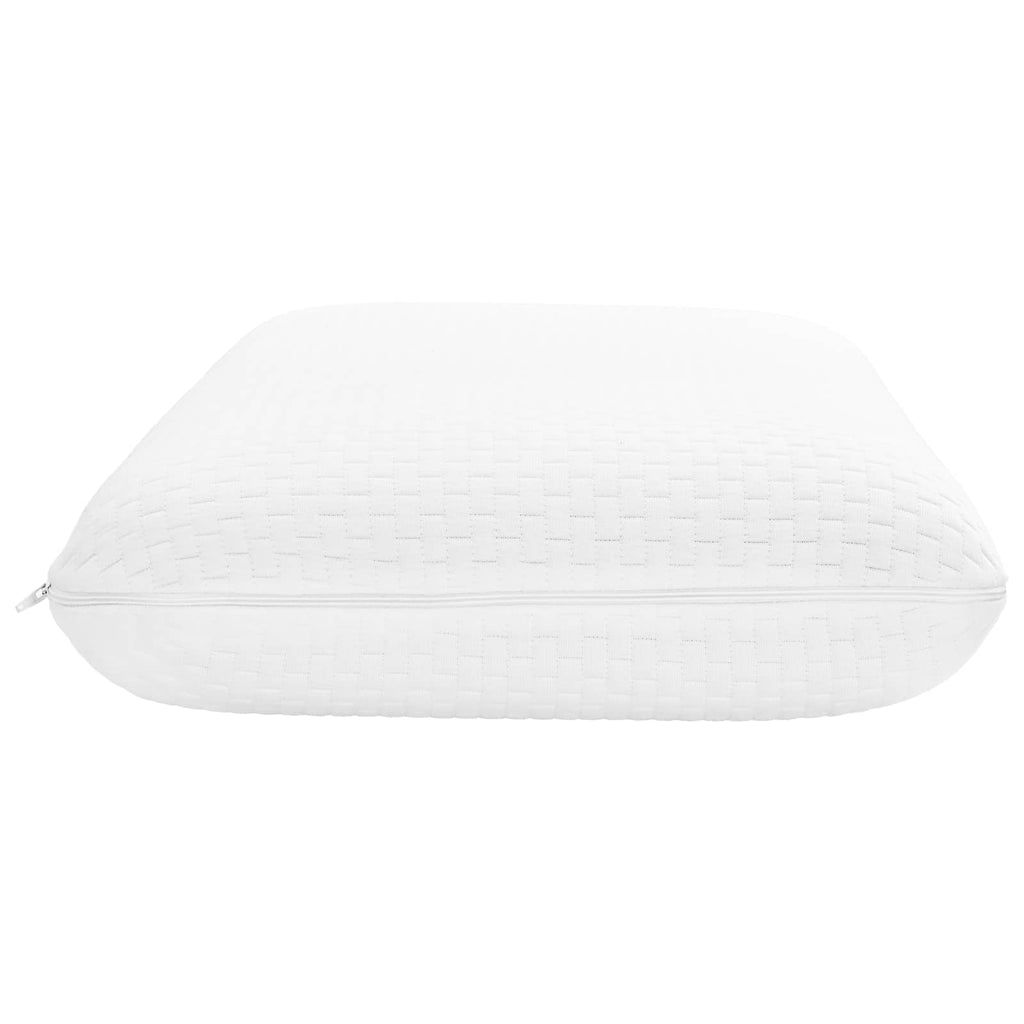 Cuscino da Letto Bianco 60 x 40 x 10 cm Schiuma Memory