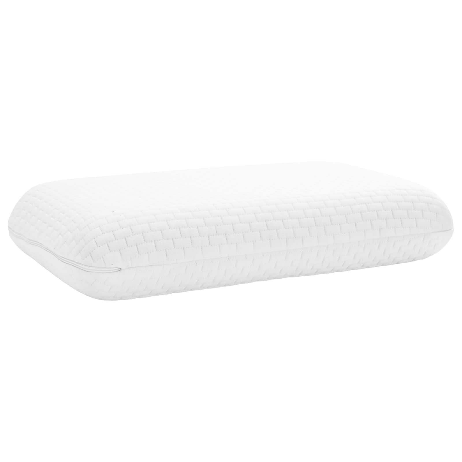 Cuscino da Letto Bianco 50 x 30 x 10 cm Schiuma Memory