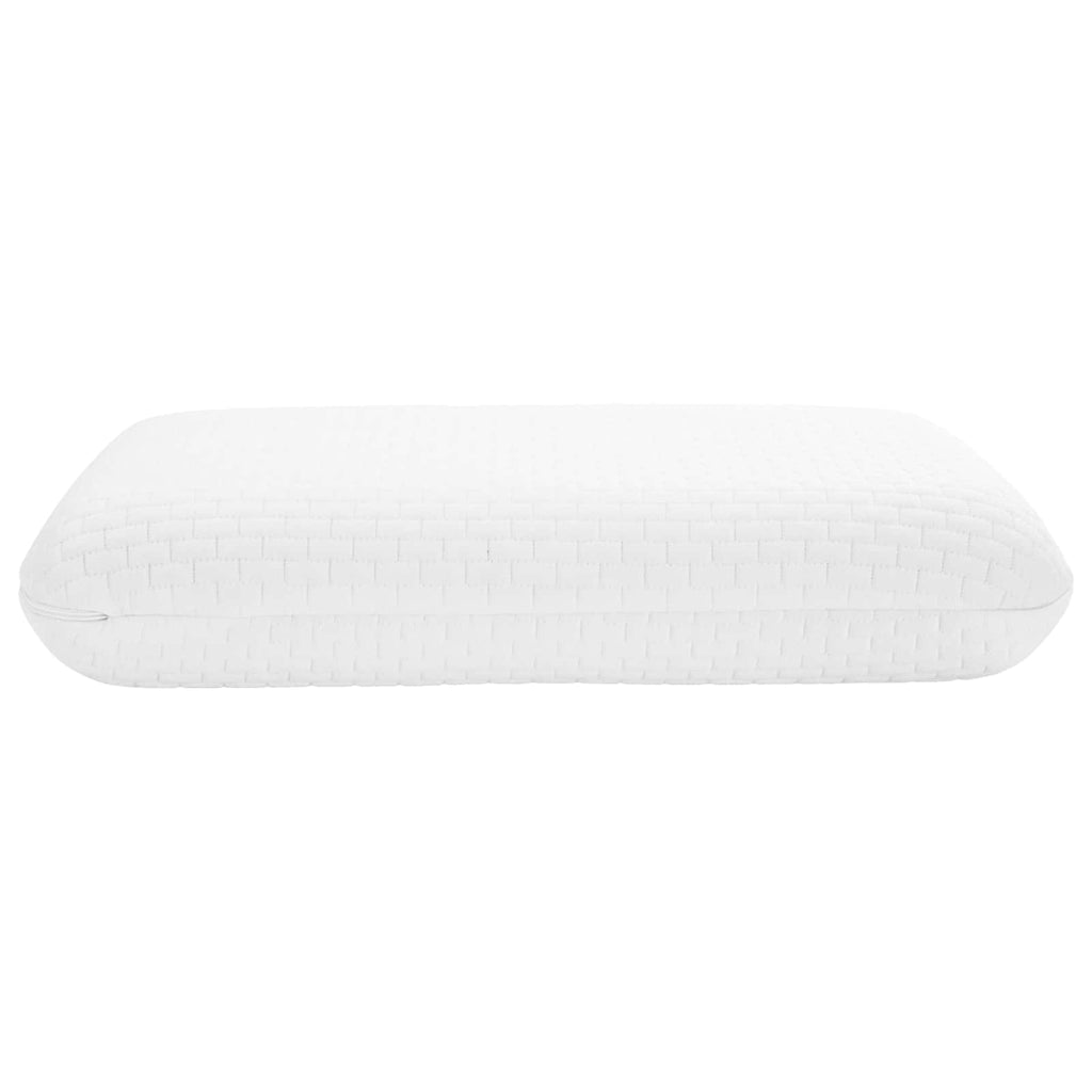 Cuscino da Letto Bianco 50 x 30 x 10 cm Schiuma Memory