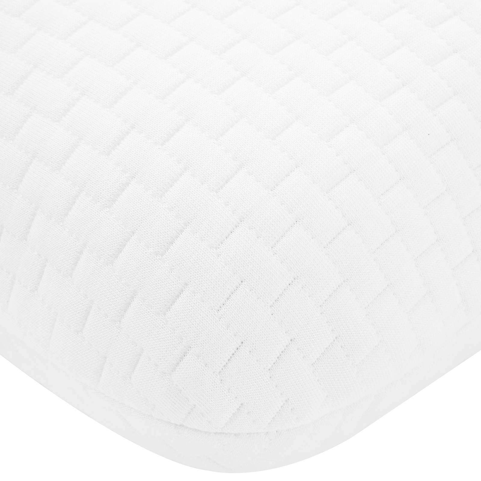 Cuscino da Letto Bianco 74 x 39 x 13 cm Schiuma Memory