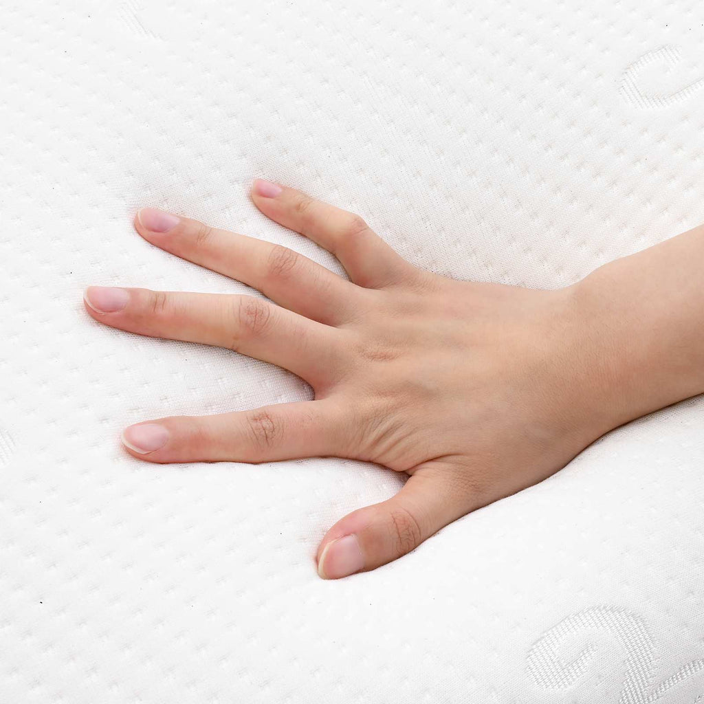 Cuscino da Letto Bianco 60 x 40 x 13 cm Schiuma Memory in Gel