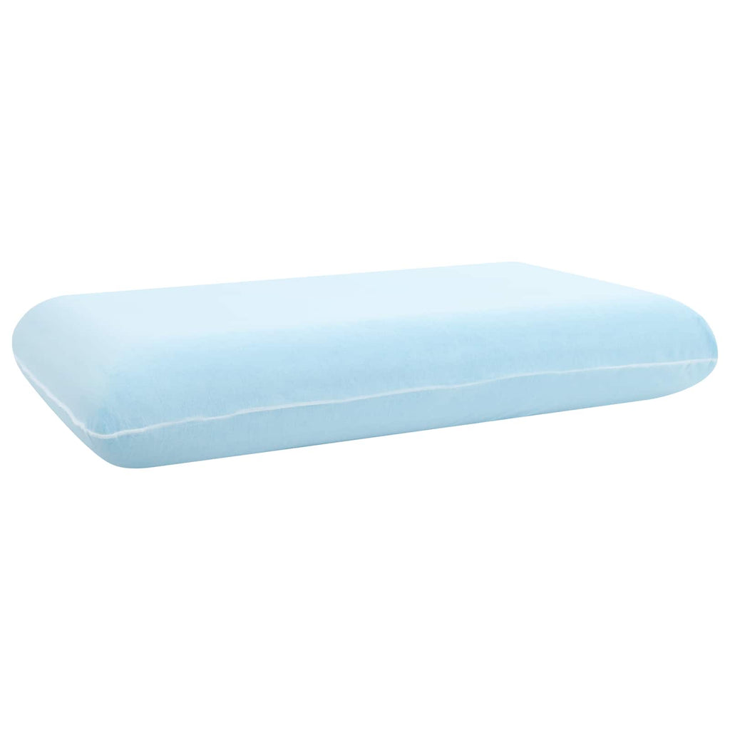 Cuscino da Letto Bianco 60 x 40 x 13 cm Schiuma Memory in Gel