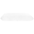 Cuscino da Letto Bianco 60 x 40 x 13 cm Schiuma Memory in Gel