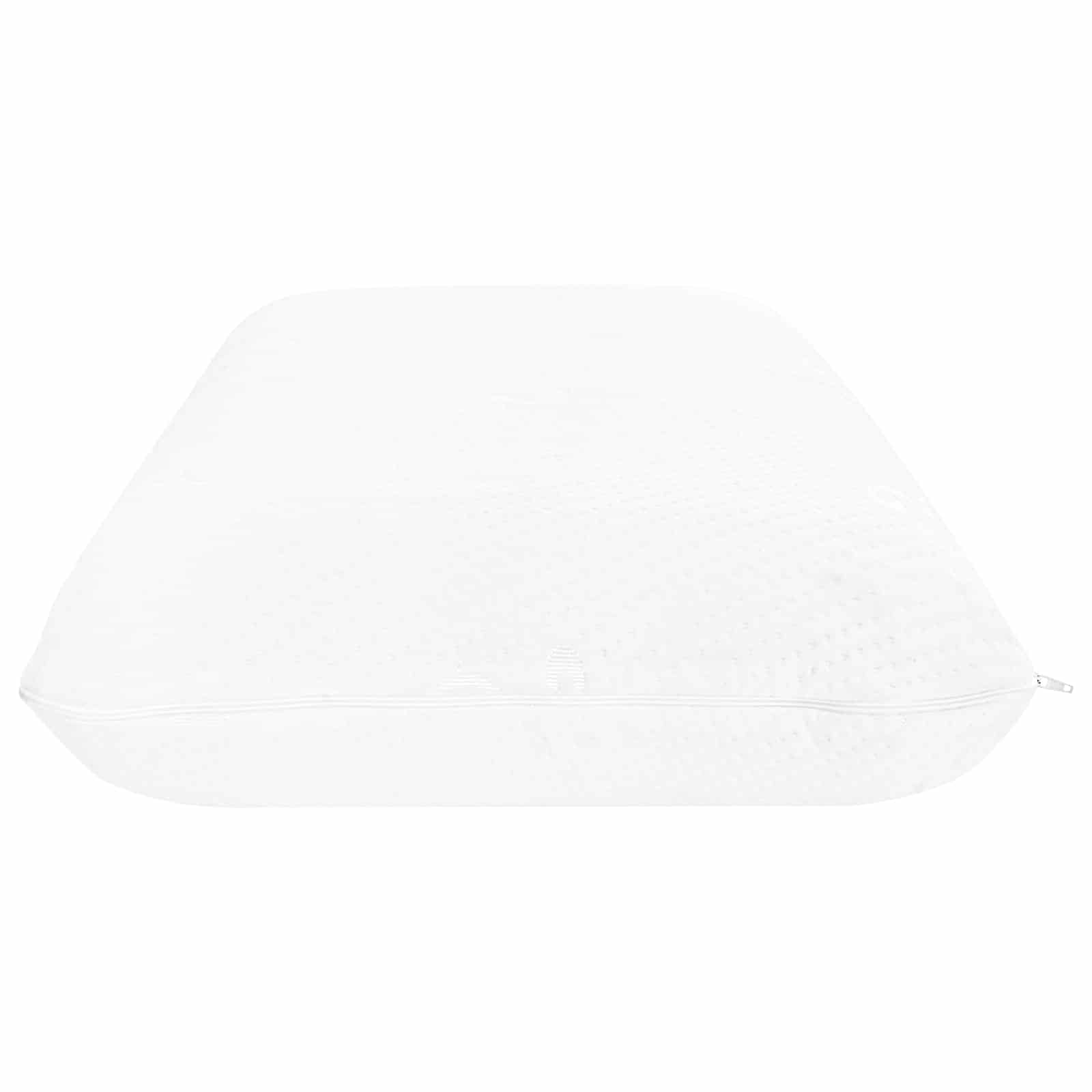 Cuscino da Letto Bianco 70 x 36 x 13 cm Schiuma Memory in Gel