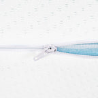 Cuscino da Letto Bianco 74 x 39 x 13 cm Schiuma Memory in Gel