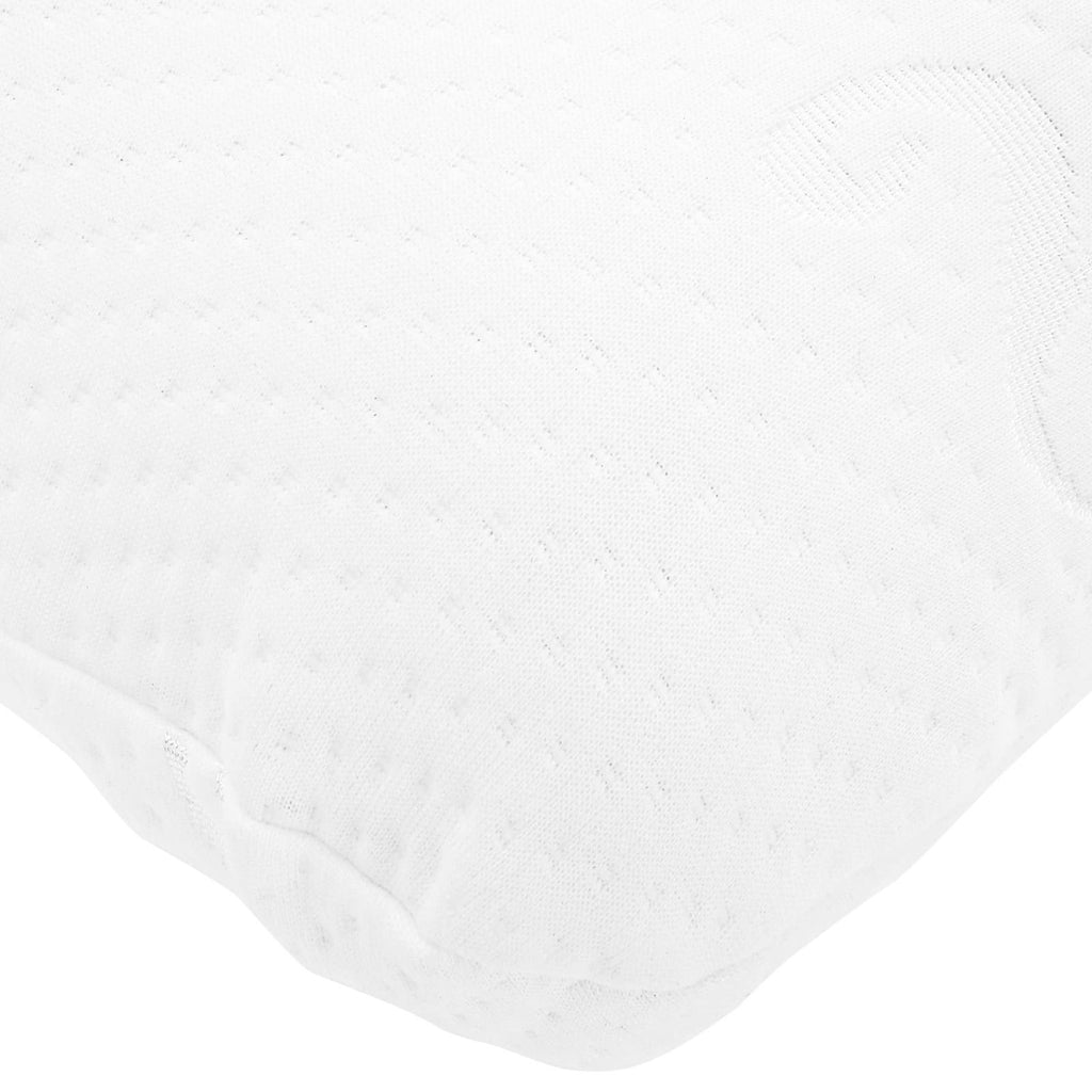 Cuscino da Letto Bianco 74 x 39 x 13 cm Schiuma Memory in Gel
