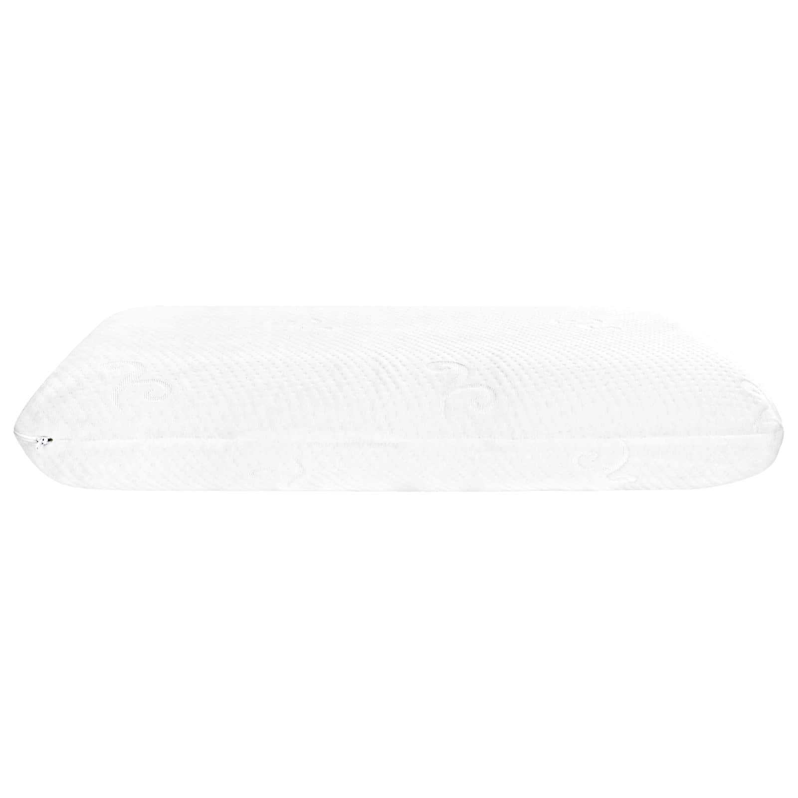Cuscino da Letto Bianco 74 x 39 x 13 cm Schiuma Memory in Gel
