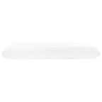 Cuscino da Letto Bianco 90 x 40 x 13 cm Schiuma Memory in Gel