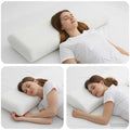 Cuscino da Letto Bianco 105 x 36 x 13 cm Schiuma Memory in Gel