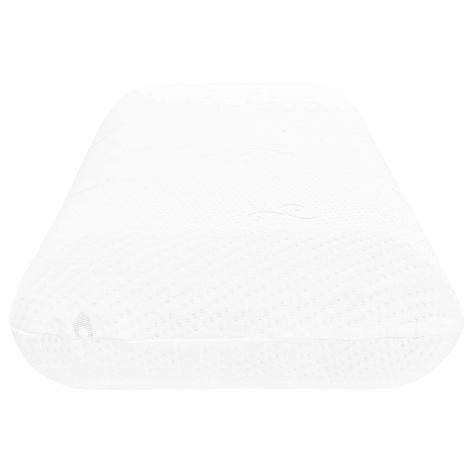 Cuscino da Letto Bianco 105 x 36 x 13 cm Schiuma Memory in Gel