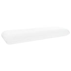 Cuscino da Letto Bianco 120 x 36 x 13 cm Schiuma Memory in Gel